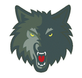 Wolves mascot photo.