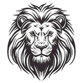 Lion mascot photo.