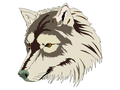 Wolves mascot photo.