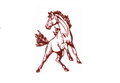 Mustangs mascot photo.