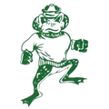 Frogs mascot photo.