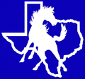 Mustangs mascot photo.