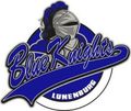 Blue Knights mascot photo.