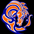 Broncos mascot photo.