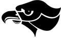 Black Hawks mascot photo.