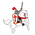Crusaders mascot photo.
