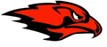 Scarlet Hawks mascot photo.