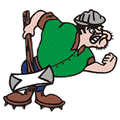 Loggers mascot photo.