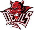Red Devils mascot photo.