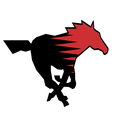Mustangs mascot photo.
