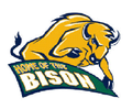 Bison mascot photo.