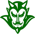 Green Devils mascot photo.