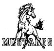 Mustangs mascot photo.