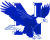 Blue Eagles mascot photo.