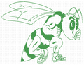 Hornets mascot photo.