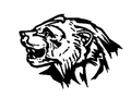 Wolverines mascot photo.