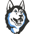 Huskies mascot photo.