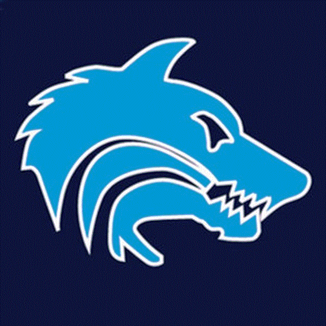 SCHOLARS ACADEMY SEAWOLVER Black White and Blue Basketball