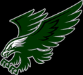 Knighted Eagles mascot photo.