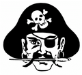 Pirates mascot photo.