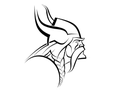 Vikings mascot photo.