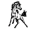 Broncs mascot photo.