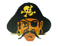 Pirates mascot photo.