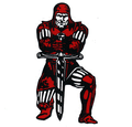 Red Knights mascot photo.