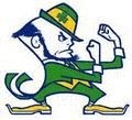 Fighting Irish mascot photo.
