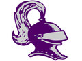 Purple Knights mascot photo.