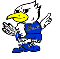 Hawks mascot photo.