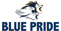 Blue Pride  mascot photo.