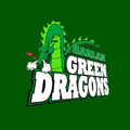 Green Dragons mascot photo.