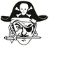 Pirates mascot photo.
