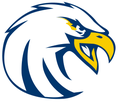 Blue Hawks mascot photo.