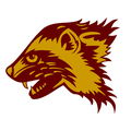 Wolverines mascot photo.
