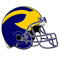 Wolverines mascot photo.