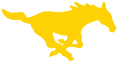 MUSTANGS mascot photo.
