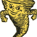 Golden Tornado mascot photo.