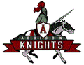 Knights mascot photo.