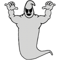 Grey Ghosts mascot photo.