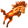 Mustangs mascot photo.