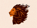 Lions mascot photo.