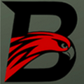 Red Hawks mascot photo.