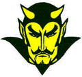 Green Devils mascot photo.
