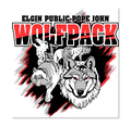 Wolfpack mascot photo.
