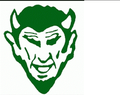 Green Devils mascot photo.