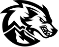 Wolves mascot photo.