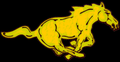 Mustangs mascot photo.