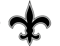 Saints mascot photo.